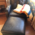 black chair