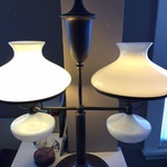 beautiful bronze antique lamp