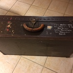vintage Louis Vuitton suitcase/shoe trunk 1940's