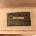 vintage 1940's Louis Vuitton shoe trunk/suitcase
