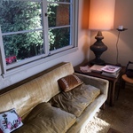 Sloan vintage goldenrod sofa