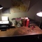 vintage desk and lamps