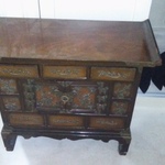 Asian pedestal table