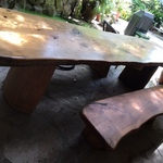 large craftsman plank table