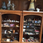 packed cabinets