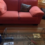 sofa in living room