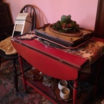 vintage tea cart