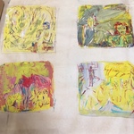 pastel on paper