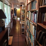 hallway filled with books