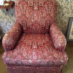 pair Ralph Lauren paisley chairs