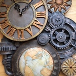 steampunk clock