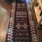 Hand tied runner rug