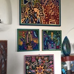 Huichle yarn paintings