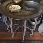 brass table