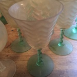 colored glass circa 1940's