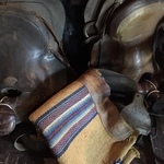 vintage saddles and blanket