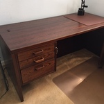 teak desk