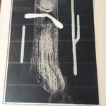 Kaoru Kawano "Harmony" woodblock print