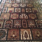 large mid century rug