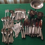 vintage sterling flatware set