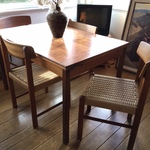 teak dining table set