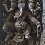 carved wooden statuary