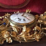 Louis XVI gilded clock