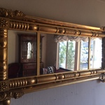 terrific vintage guilded mirror