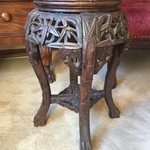carved Asian table