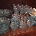 collectible blue glass