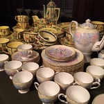 quimper china & chocolate pot