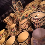 quimper china & chocolate pot