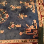 blue rug