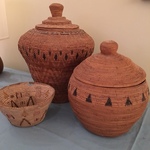 hand woven South American baskets