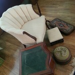 vintage footstool collection