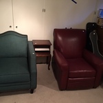 custom green chair