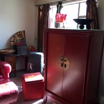 Asian inspired tv cabinet