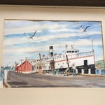 Nov Harbor Scene Original Art