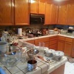 packed kitchen