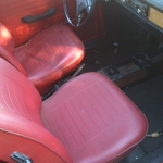 VW bug inside